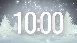 Winter Timer 10 Minutes with Alarm ⏰️ Relaxing Music [upl. by Harutak]