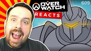 Reaction Meet Reinhardt Overwatch Animation [upl. by Atiuqat]