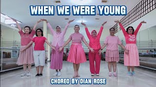 When We were Young Line Dance Dian Rose [upl. by Starling]