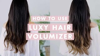 How To Use Luxy Hair Volumizer Weft [upl. by Danella]