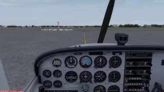 A2A Cessna 172R Starting Taxi Takeoff Trim [upl. by Eudoca]