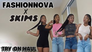 FASHION NOVA amp SKIMS TRY ON HAUL  10 ITEMS ☆ DESCRIPTIONS amp RATINGS ☆ [upl. by Ginger]