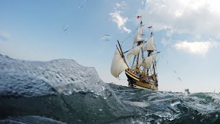 Mayflower replica ship returns home after £86 million restoration [upl. by Naashom]