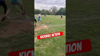 Kickball Action is Amazing youtubeshorts soccer kickball [upl. by Carilla]