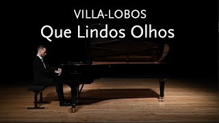 Que Lindos Olhos • VillaLobos • Ramon Theobald [upl. by Ansev]