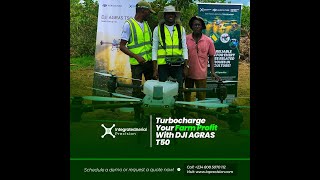 IAPrecision DJI Agras T50 Ekiti Nigeria Roadshow [upl. by Ecnerual463]