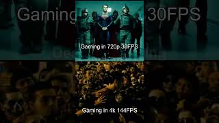 Gaming in 720p vs 4k in 2024 [upl. by Ludwig]