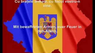 Romanian Anthem  Deşteaptăte române German Subtitles [upl. by Glynn765]