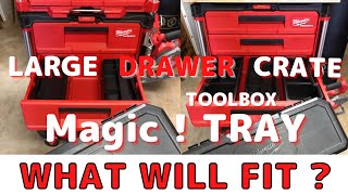 Easy Custom 3  Organizer Drawer Milwaukee PACKOUT mods setup ideas [upl. by Brotherson411]