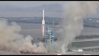 Blastoff China launches Shenzhou 16 crew to Tiangong space station [upl. by Kirstin]