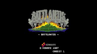 Battlantis バトランティス Arcade  Konami 1987 1 Loop [upl. by Oiramat197]