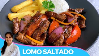 🇵🇪 LOMO SALTADO PERUANO  RECETA DELICIOSA Y SUPER JUGOSA [upl. by Sillyhp]