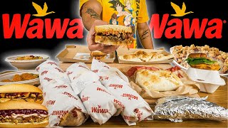 Wawas Thanksgiving Gobbler Menu Challenge  THE BEST HOAGIE IVE EVER HAD [upl. by Akina]