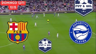 🔴BARCELONA  ALAVES EN VIVO  LIGA DE ESPAÑA EN FUT AND GOL [upl. by Tilda573]