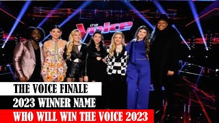 The Voice Finale 2023 Winner Name Who Will Win The Voice 2023 news [upl. by Ahsatal]