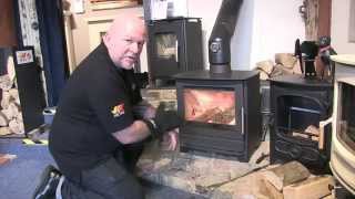 Lighting A Wood Burning Stove [upl. by Tabbi]