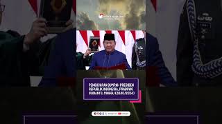 Pengambilan Sumpah Presiden Republik Indonesia Prabowo Subianto [upl. by Laws]