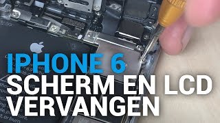 iPhone 6 scherm en LCD vervangen  Fixjenl [upl. by Ninel242]