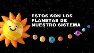 Canción Infantil de los Planetas  Aprende el Sistema Solar para Niños [upl. by Amliv134]