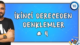 2Dereceden Denklemler 4  10SINIF MATEMATİK  Rehber Matematik [upl. by Ahsoem]