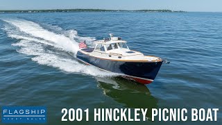 Hinckley Picnic Boat 36 offered by Flagship Yacht Sales [upl. by Tisbe]