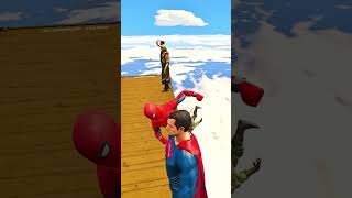 GTA 5 Epic Water Ragdolls  SpiderMan JumpsFails Ep186 Shorts [upl. by Rowley]