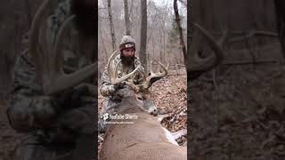 Giant Whitetail recovery 200” deerhunting whitetailbucks [upl. by Nea258]