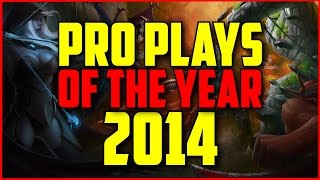 Dota 2  Pro Plays of the Year 2014  Gameplay [upl. by Annazus430]