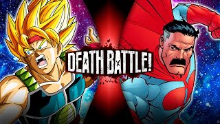 bardock vs omniman deathbattle dragonball vs invincible 13ryce1REACTION [upl. by Annaehs]