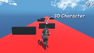 How to Import 3d character amp animation in 3d Endless runner game UNITY [upl. by Elram]