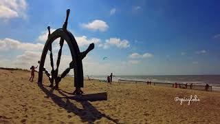 Middelkerke Beach Belgium  parasailing [upl. by Thecla]