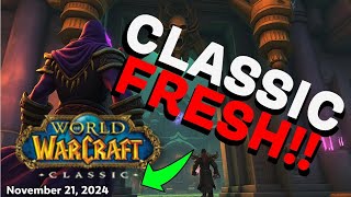 Classic Fresh Realms are FINALLY Here  Warcraft Direct [upl. by Christabella]