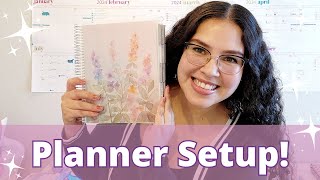 Erin Condren Monthly Planner Setup 2025  Planner Movein Tips And Tricks [upl. by Luigino]