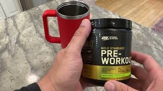 Optimum Nutrition Gold Standard Pre Workout with Creatine Beta Alanine and Caffeine Review [upl. by Asemaj]