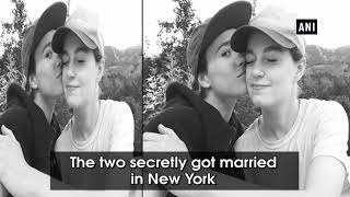 ‘Juno’ star Ellen Page marries longtime girlfriend Emma Portner [upl. by Sillaw]