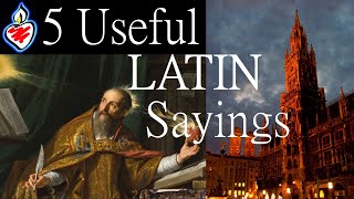 5 Ecclesiastical Latin Phrases Useful for Daily Catholic Life and for Learning Latin [upl. by Anasxor]