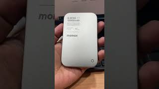 Momax QMAG X1 10000mAh Magnetic Wireless battery pack [upl. by Treblah]