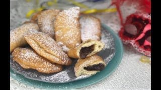 PANZEROTTI VELOCISSIMI ALLA NUTELLA PRONTI IN 5 MINUTI  Ricetta Facile Senza Lievitazione [upl. by Otrebire]