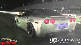 C6 Z06 running 9 second Quarter Mile [upl. by Annoval42]