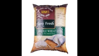 SHYAMS Agro Fresh Whole Wheat Atta Review [upl. by Ennayoj905]