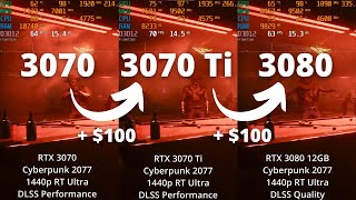 RTX 3070 vs 3070 Ti vs 3080 12 GB The Ultimate Comparison [upl. by Rorrys]