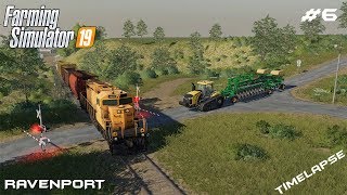 Planting corn and soybeans  Timelapse on Ravenport  Farming Simulator 19  Episode 6 [upl. by Novick563]