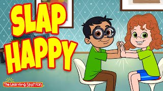 Slap Happy ♫ Brain Breaks for Kids Action Songs ♫ Hand Jive ♫ Kids Songs by The Learning Station [upl. by Niltac]