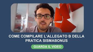 Come compilare l’allegato B della pratica Sismabonus [upl. by Sivatnod]