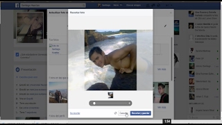 Cómo subir o cambiar foto de perfil sin recortar en facebook [upl. by Pall745]