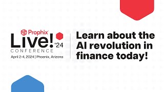 Learn how AI is shaping the future of finance in this session at Prophix Live  Prophix [upl. by Yffub]