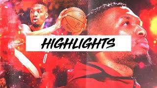 Best Damian Lillard Highlights 20172018 Season  Clip Session [upl. by Adliw682]