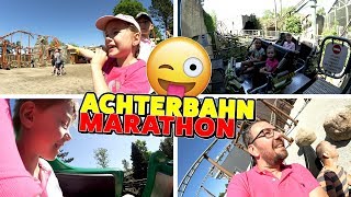 Achterbahn Marathon im LEGOLAND Teil 2  Mit Dojos Spielzeugwelt  Lulu amp Leon  Family and Fun [upl. by Laenej]