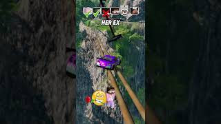 Help Me Get My Crush Attention In A Car Jump Challenge 🚗 🌲 shorts beamngdrive [upl. by Consuela]