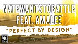 NateWantsToBattle  Perfect by Design feat AmaLee Official Lyric Video on iTunes amp Spotify [upl. by Gabler806]